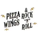 Pizza, Wings & Rock & Roll Logo