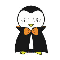 Vampire Penguin - Sacramento Logo