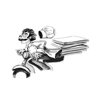 Mr. Moto Pizza House (Rosecrans) Logo