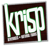 KRISP Beverages + Natural Foods (Downtown) Logo