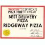 Ridgeway Pizza Logo