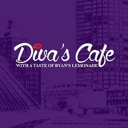 Diva's Cafe with a Taste of Ryan's Lemonade Logo