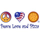 Peace Love & Pizza Logo