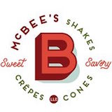 McBee's Shakes, Crepes, & Cones Logo