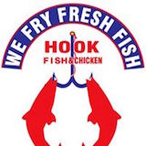 Hooks fish and chicken Logo