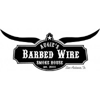 Augie's Barbed Wire Smokehouse Logo