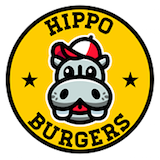 Hippo Burgers (5324 Atascocita) Logo