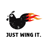 Just Wing It. Logo