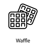 Hot Waffles Bar Logo