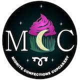 Midnite Confection's Cupcakery Logo