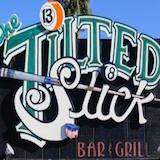 Tilted Stick Bar and Grill  Logo