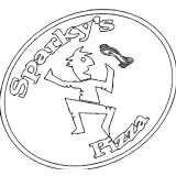 Sparky's Pizza Logo