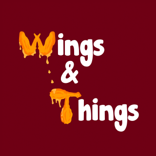 Aunt Rosella's Wings & Things Logo