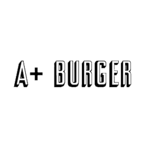 A+ Burger Logo