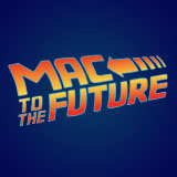 Mac To The Future (Macaroni and Cheese) Logo