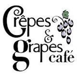 Crêpes & Grapes Café Logo