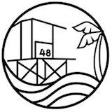 Tower 48 Modern Beach Deli Logo