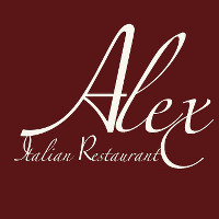 Alex's Italian Restaurant and Brick Oven Pizza Logo