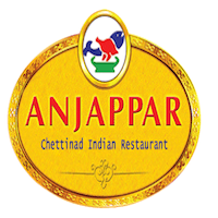 Anjappar Chettinad Restaurant Orange County Logo