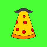 Mothership Pizza Logo