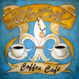 Who Dat Coffee Cafe Logo