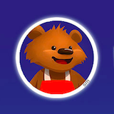 Brown Bears Hot Dogs Logo
