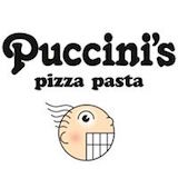 Puccini's Smiling Teeth Pizza & Pasta Logo