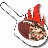 Football Pizza Logo