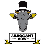 Arrogant Cow Cheese Steaks Logo