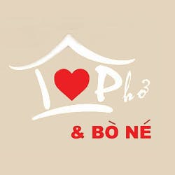 I Love Pho and Bo Ne Logo