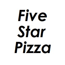 Five Star Pizza Logo