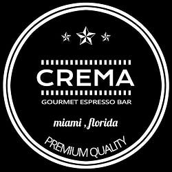 Crema Gourmet Espresso Bar Downtown Miami Logo