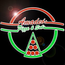 Amadeo's Pizza Logo