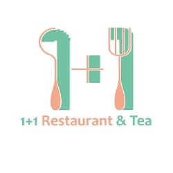 1+1 Restaurant & Tea Logo