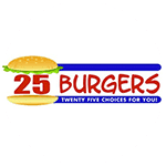 25 Burgers & Pizzas Logo