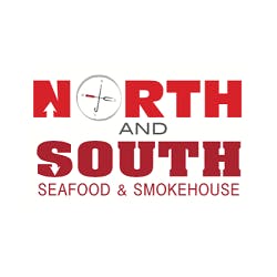 North & South Seafood and Smokehouse - West Towne Logo