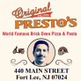 Presto Pizza and Pasta Logo