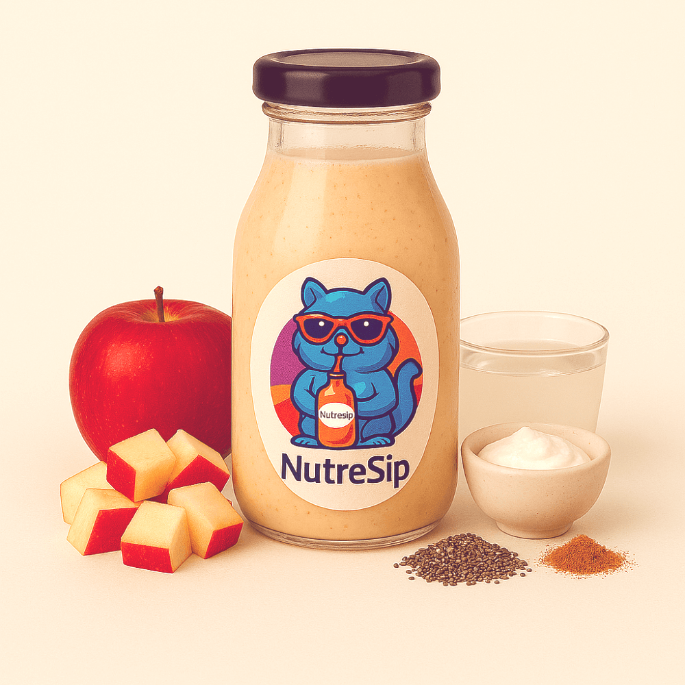 Apple Cinnamon Probiotic Smoothie