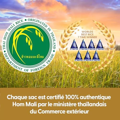 Vue 4 de Riz Jasmin Thai Supérieur