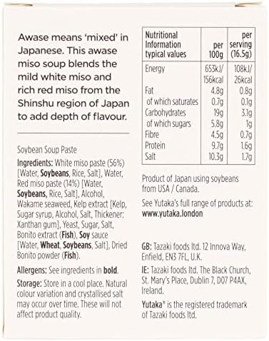 Vue 2 de Soupe Miso Jaune Yutaka