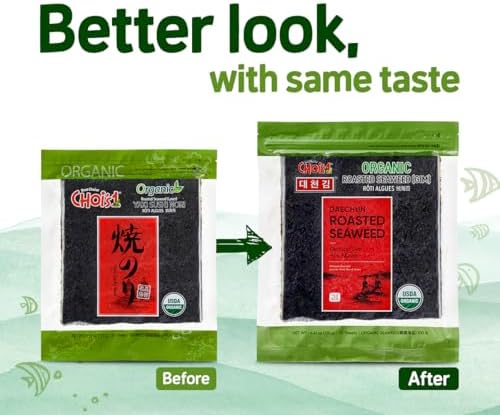 Vue 2 de Feuilles Algues Bio Sushis