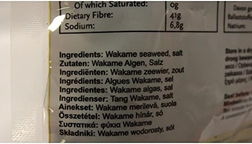 Vue 2 de Wakame Algues Séchées Poudre