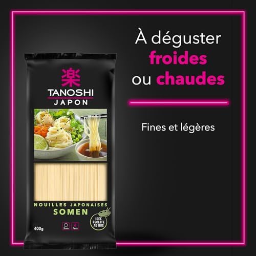 Vue 2 de Nouilles Somen Japonaises Cuisson Rapide