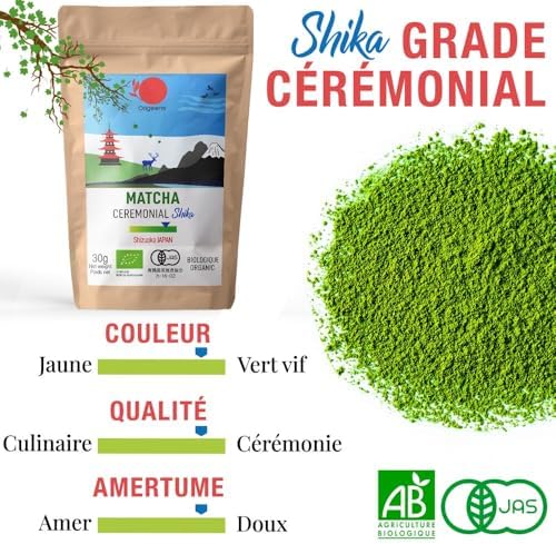 Vue 2 de Matcha Cérémonie Bio Japonais