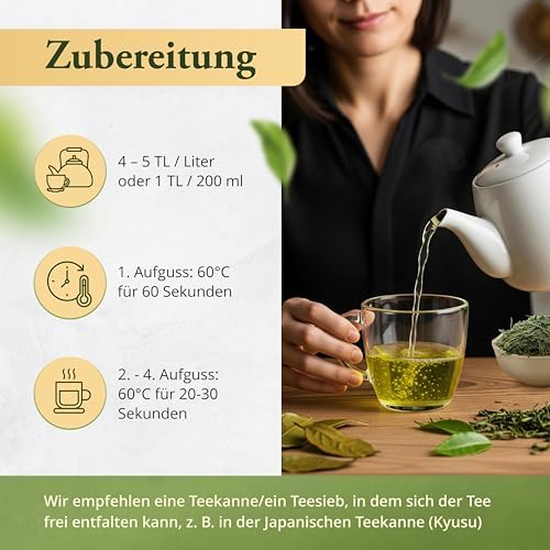 Vue 5 de Gyokuro Japonais Thé Vert