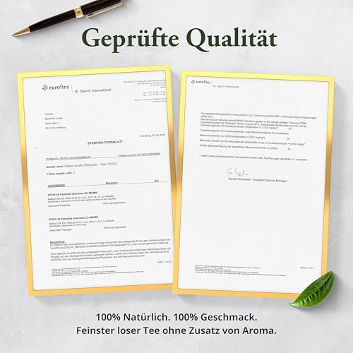 Vue 5 de Thé Vert Sencha Premium Japon