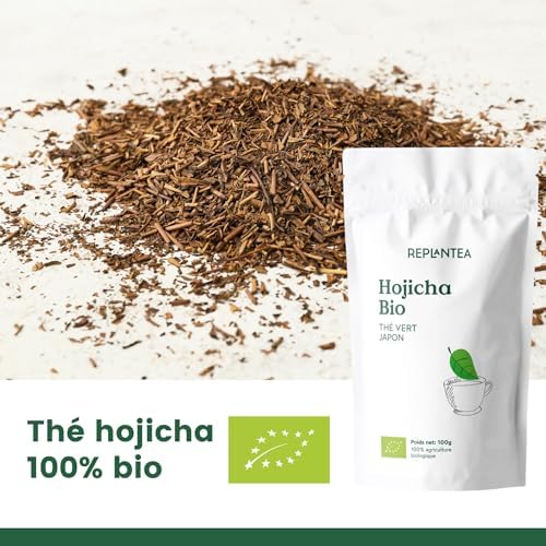 Vue 3 de Hojicha Thé Vert Bio