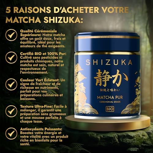 Vue 4 de Matcha Bio Premium Énergisant