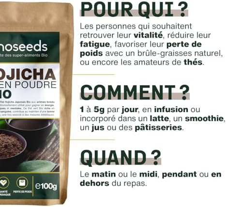 Vue 4 de Thé Hojicha Relaxation Bio