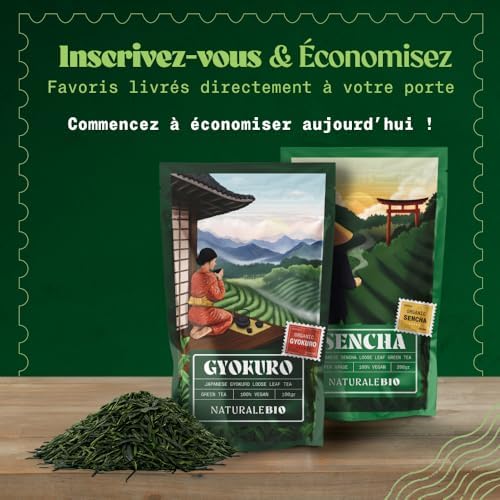 Vue 7 de Thé Vert Gyokuro Bio Japon
